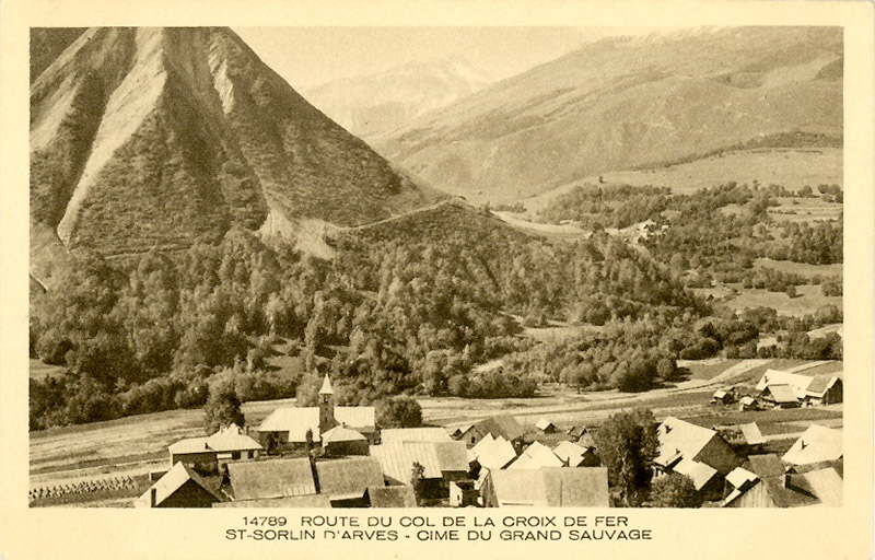 Hameau de l'Eglise  Saint Sorlin en 1930