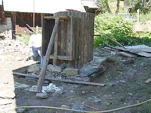 Construction du puits
