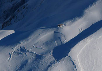 Avalanches à Chanin